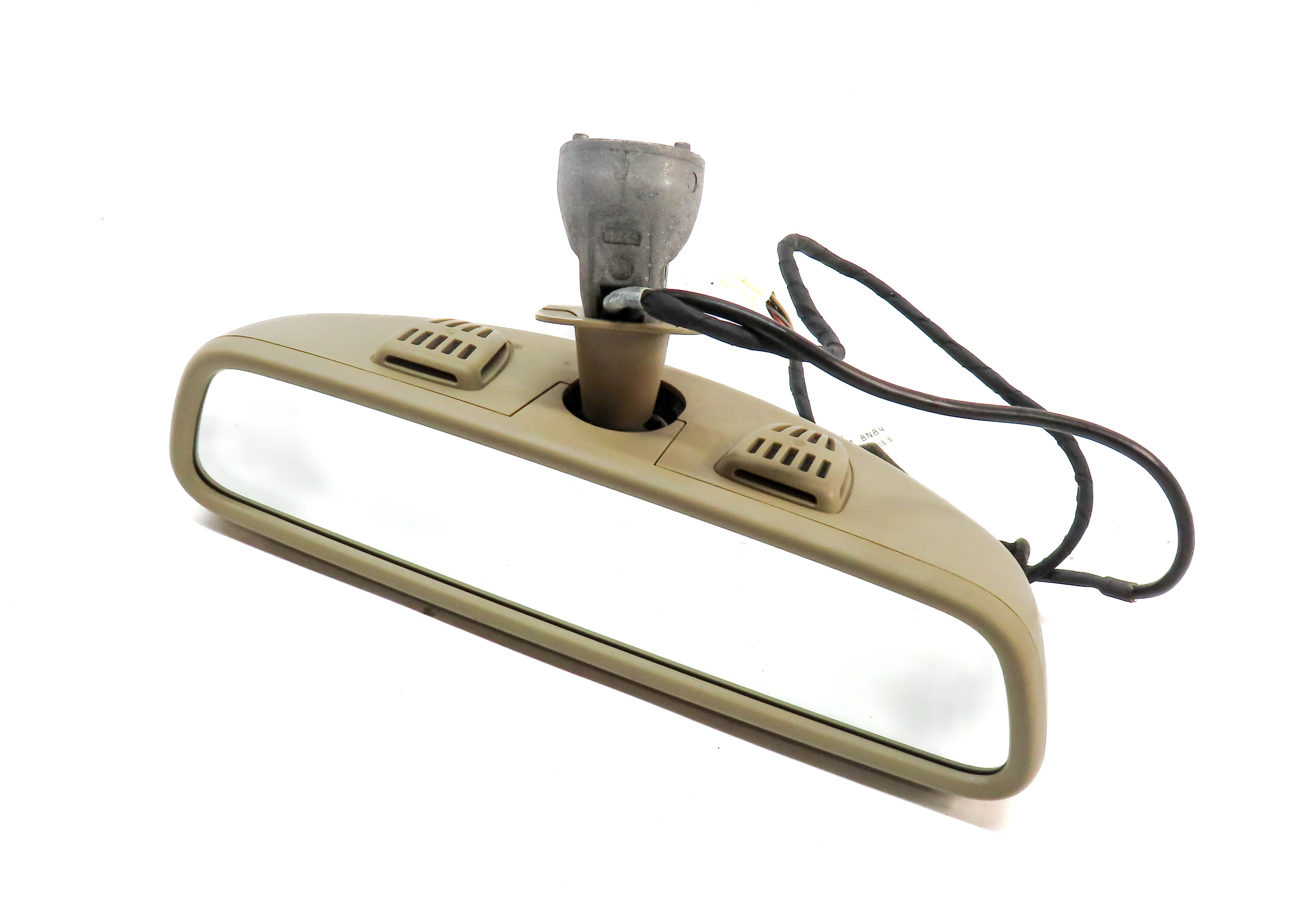12-16 MERCEDES GL ML CLASS (W166 X166) AUTODIM HOMELINK REARVIEW MIRROR (Beige) — exact item pictured